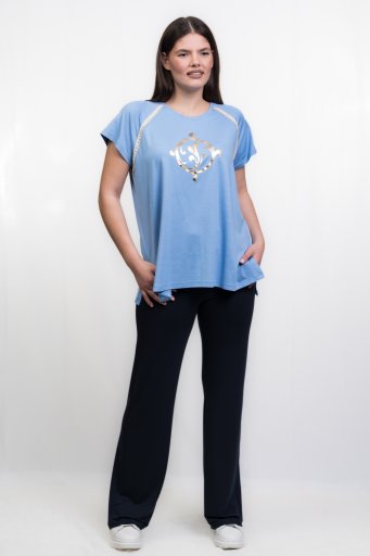 ΜΠΛΟΥΖΑ VISCOZE ΜΕ ΚΡΟΣΑΚΙ 