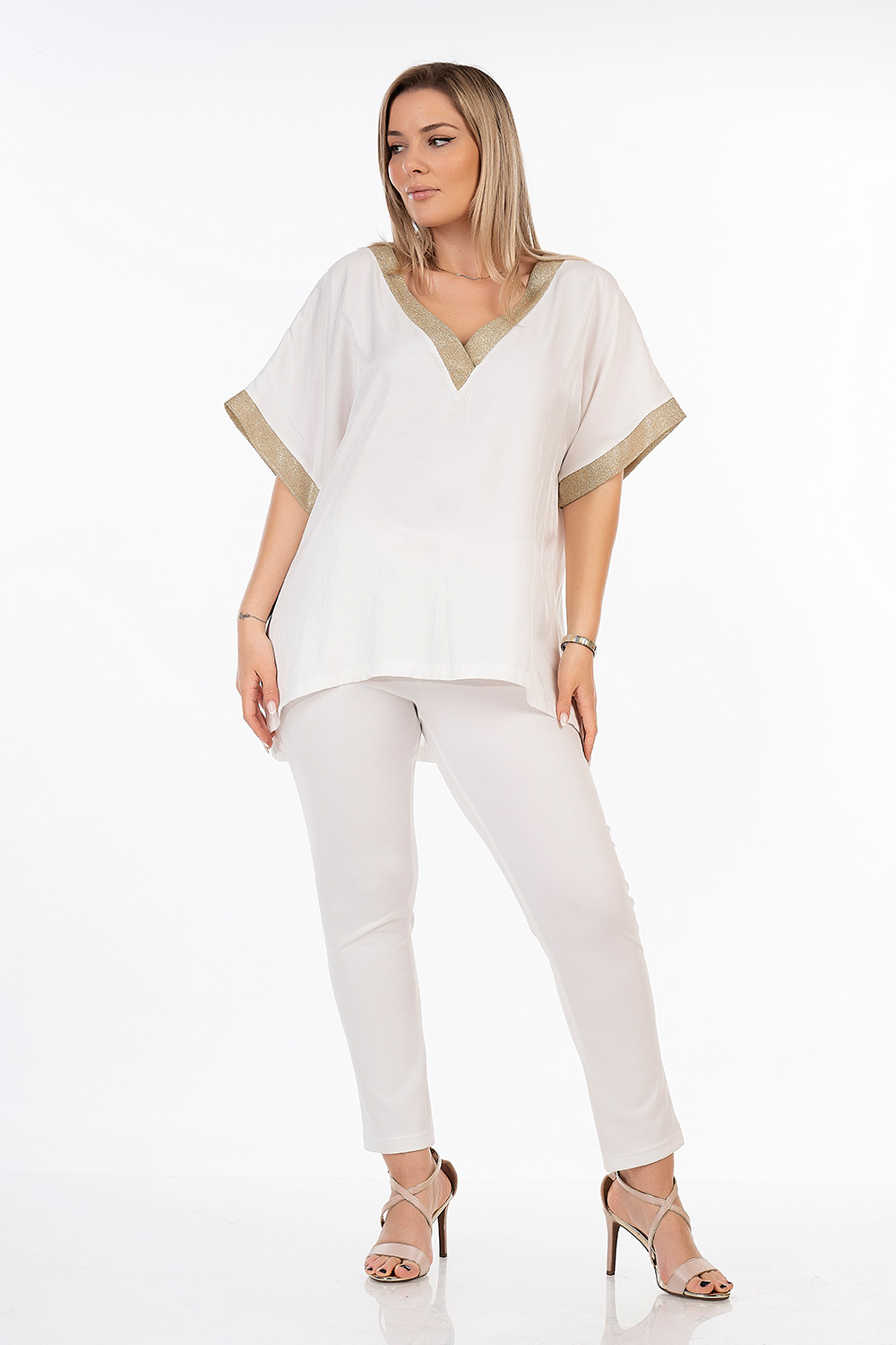 Μπλούζα Oversize σε Rayon ύφασμα