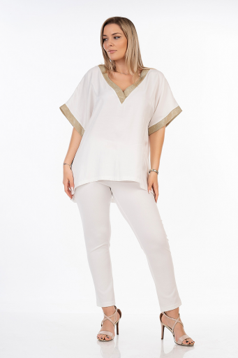 Μπλούζα Oversize σε Rayon ύφασμα