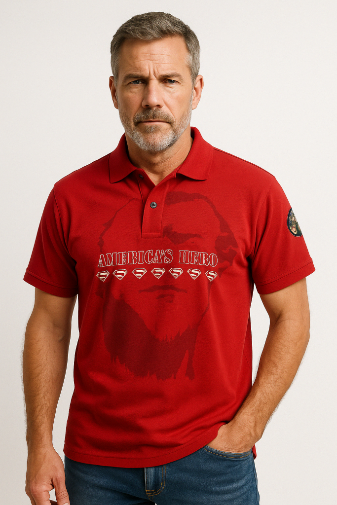 Μπλουζάκι POLO PRINT ACME Κόκκινο 
