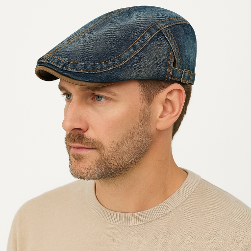 Τραγιάσκα καπέλο andriko τζιν blue denim