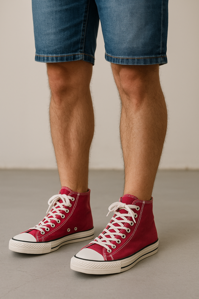 Παπούτσια υφασμάτινα UNISEX Μποτάκι Μπορντό