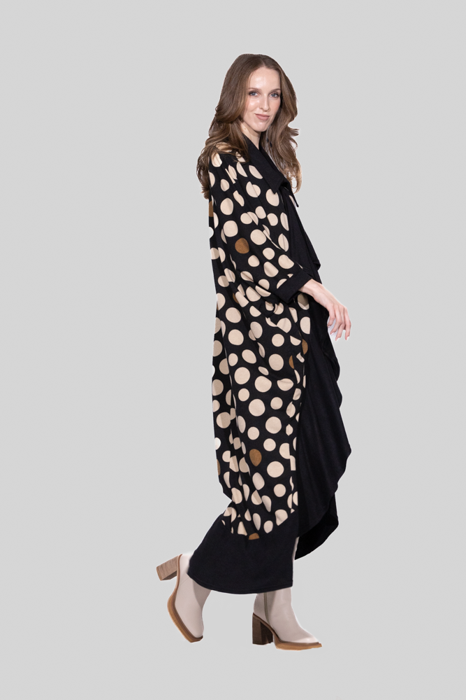 POLKA DOTS KNITTED JACKET 