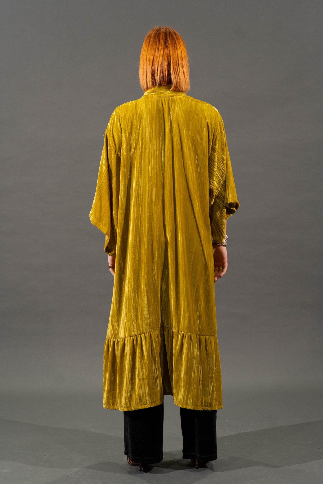 KIMONO VELVET ICE LIME 