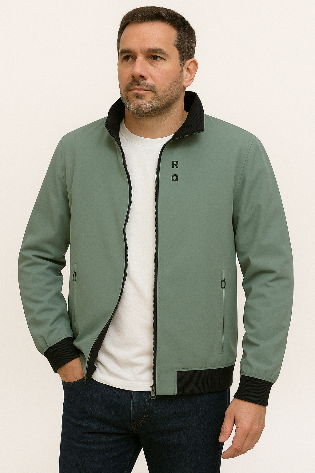 Μπουφάν UNISEX ψιλο Πράσινο bomber
