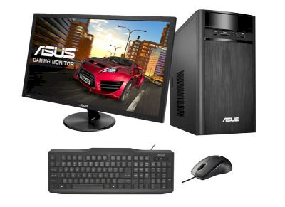 VivoPC K31CD-IT033T - Intel Core i7-6700 3.40 GHz - Windows 10 Home & ASUS VP278H & Trust Classicline & Trust USB Carve