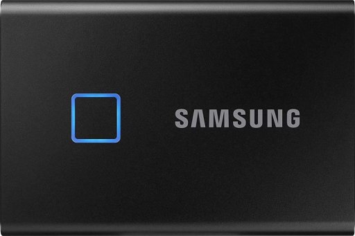 Samsung Portable SSD T7 Touch 2TB USB-C 3.2 Black (MU-PC2T0K/WW)