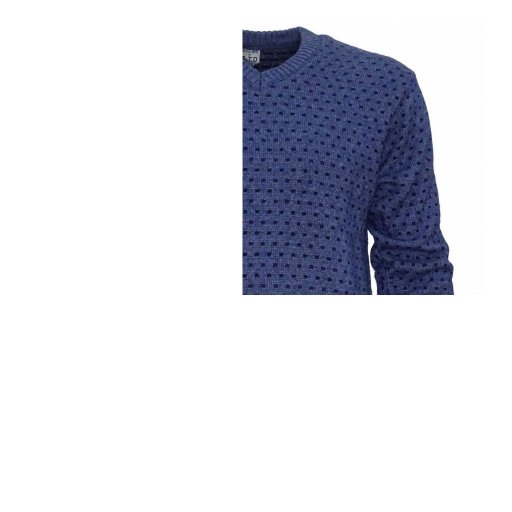 Μπλούζα  πλεκτή compoze in fashion μπλε ρουα