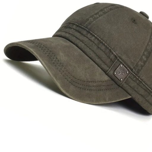 Καπέλο για Άνδρες και Γυναίκες, Casual Vintage Dad Hat, Ρυθμιζόμενο Στυλ Οδηγού Φορτηγού, Διακριτικό Εξωτερικό Φόρεμα λαδί