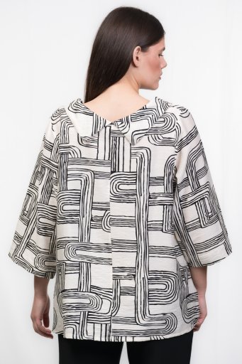 ΜΠΛΟΥΖΑ ΑΣΠΡ/ΡΗ ΜΕ ΞΕΧ.ΓΙΑΚΑ