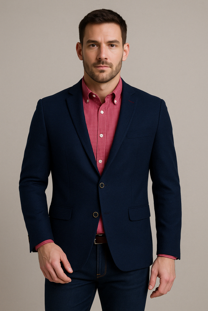 Σακάκι in fashion gruppo quattro navy μπλε