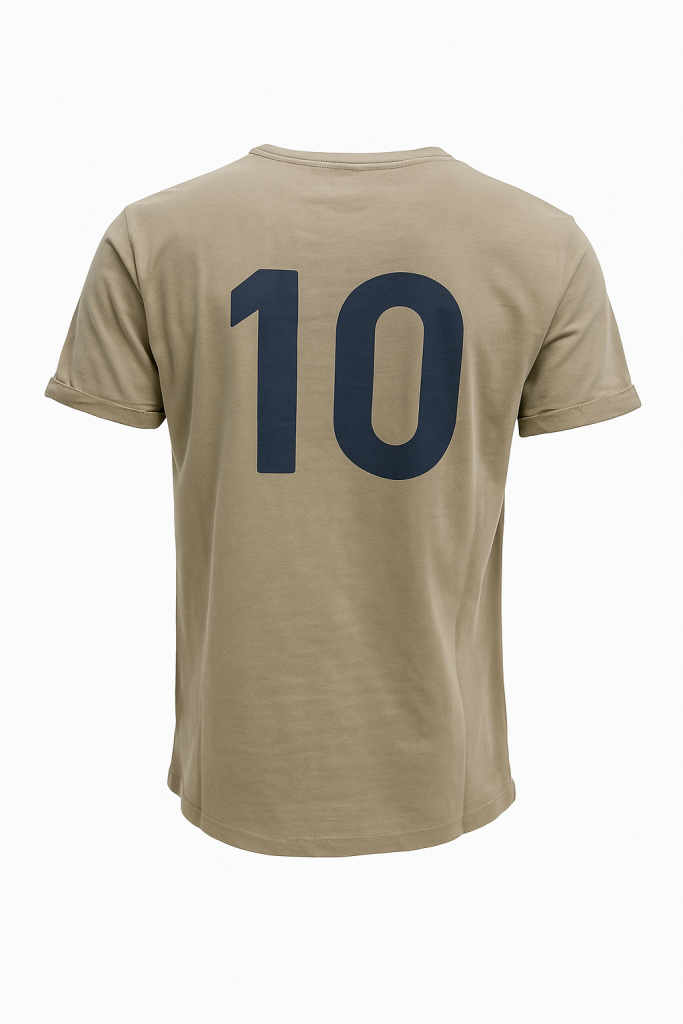 Μπλουζακι βαμβακερο με στάμπα t-shirt slim fit
