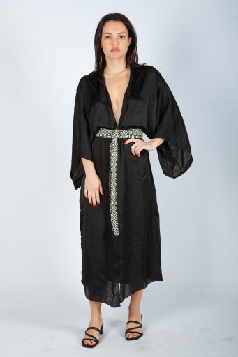 Kimono satin black