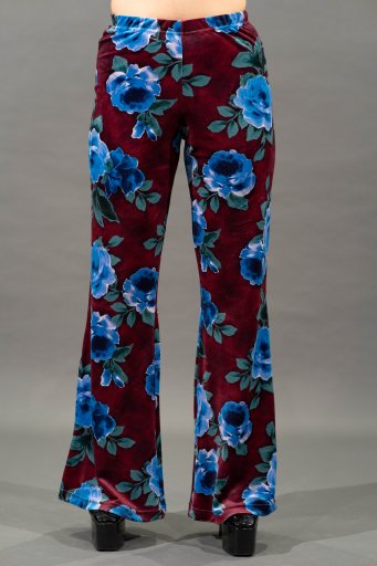 VELVET PANTS SAPHIRE