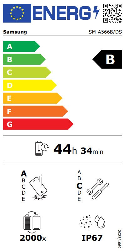 Samsung Galaxy A56 5G Dual SIM (8/256GB) Awesome Graphite