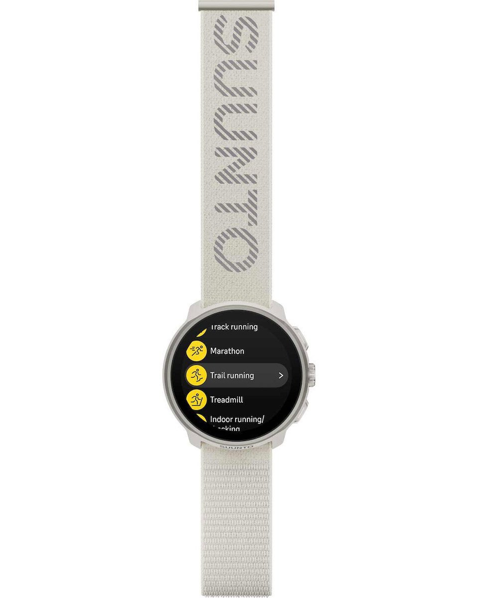 Suunto Run Stainless Steel 46mm Smartwatch με Παλμογράφο (Frost Gray)