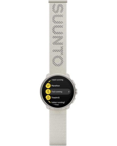 Suunto Run Stainless Steel 46mm Smartwatch με Παλμογράφο (Frost Gray)