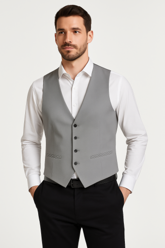 Γιλέκο Ανδρικό in fashion  vscoz-poly γκρι
