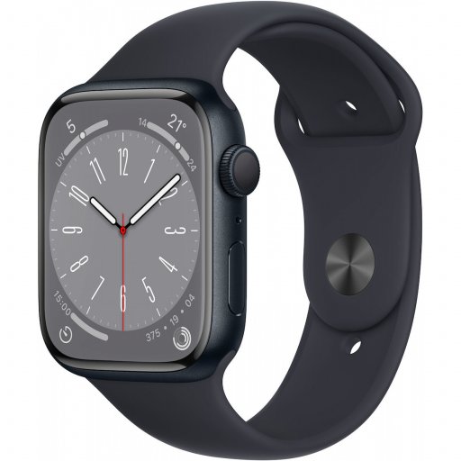 Apple Watch Series 8 Aluminium 41mm black(Midnight with Midnight Sport Band) MNP53 EU