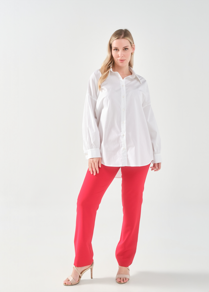 Πουκάμισο σε ελαστική ποπλίνα