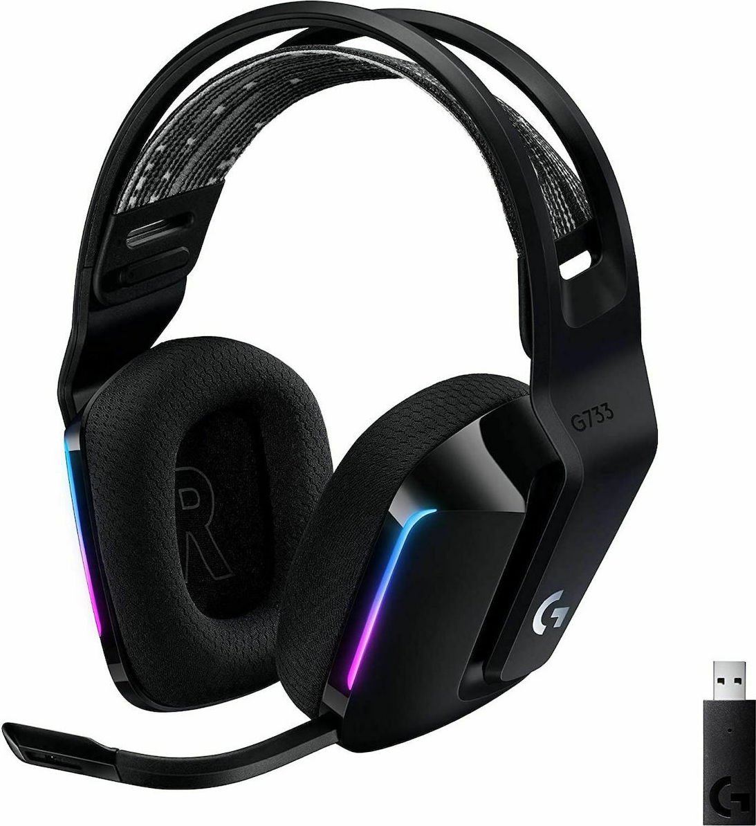 Logitech G733 Ασύρματο Over Ear Gaming Headset USB