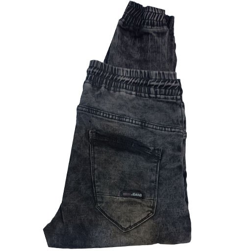 Παντελόνι jean τζιν με ποδομανσετα slim line Βαμβάκι 58% - Polyester 39% - Elastans 3% λαστιχένια ζώνη για καλύτερη άνεση μαυρο