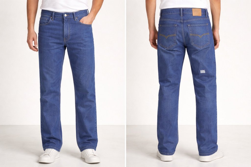 Παντελόνι τζιν μπλε κλασικο 