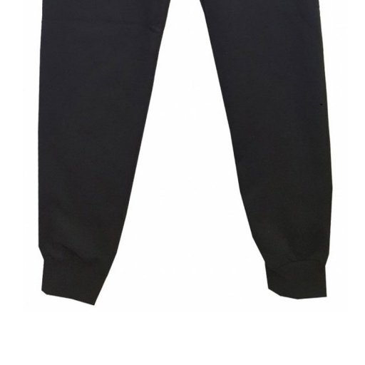 Παντελόνι φούτερ με ποδομανσέτα 4 μαύρο 
βαμβακερο  μαύρο 