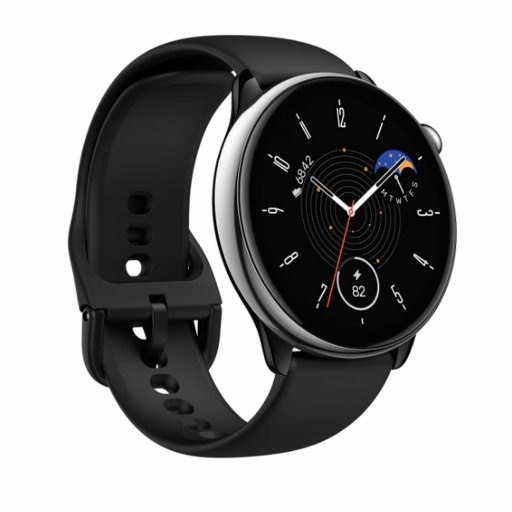 Amazfit GTR Mini Stainless Steel 42mm Αδιάβροχο Smartwatch με Παλμογράφο (Midnight Black)