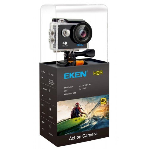 H9R 4K Wifi action cam+remote black