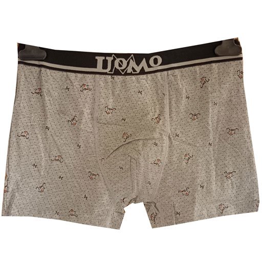 Μπόξερ BOXER βαμβακολυκρα cotton 95% pol 5 % μαυρο-μπλε- μπεζ-γκρί 