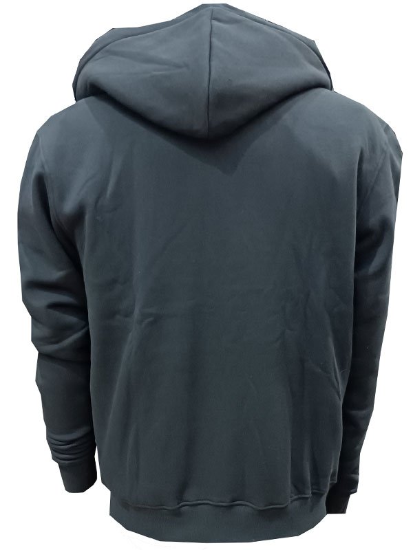 Ζακέτα φούτερ δικλονο super coton με κουκούλα BLUE BLACK