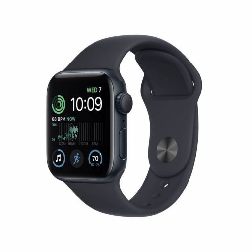 Watch SE 2022 Aluminium 44mm (Midnight with Midnight Sport Band) (MNK03TY/A)