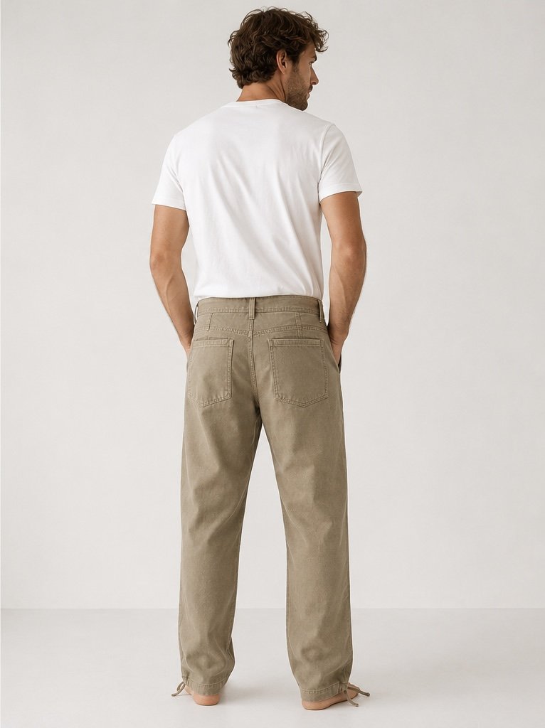  Παντελόνα COTTON 100% ΜΠΕΖ 2
