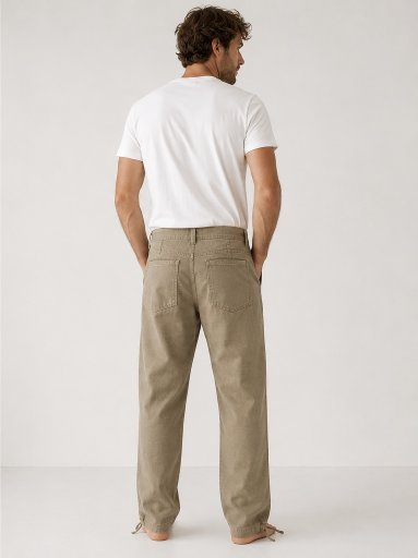  Παντελόνα COTTON 100% ΜΠΕΖ 2
