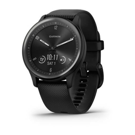 Vivomove Sport Black Case and Silicone Band with Slate Accents (010-02566-00)