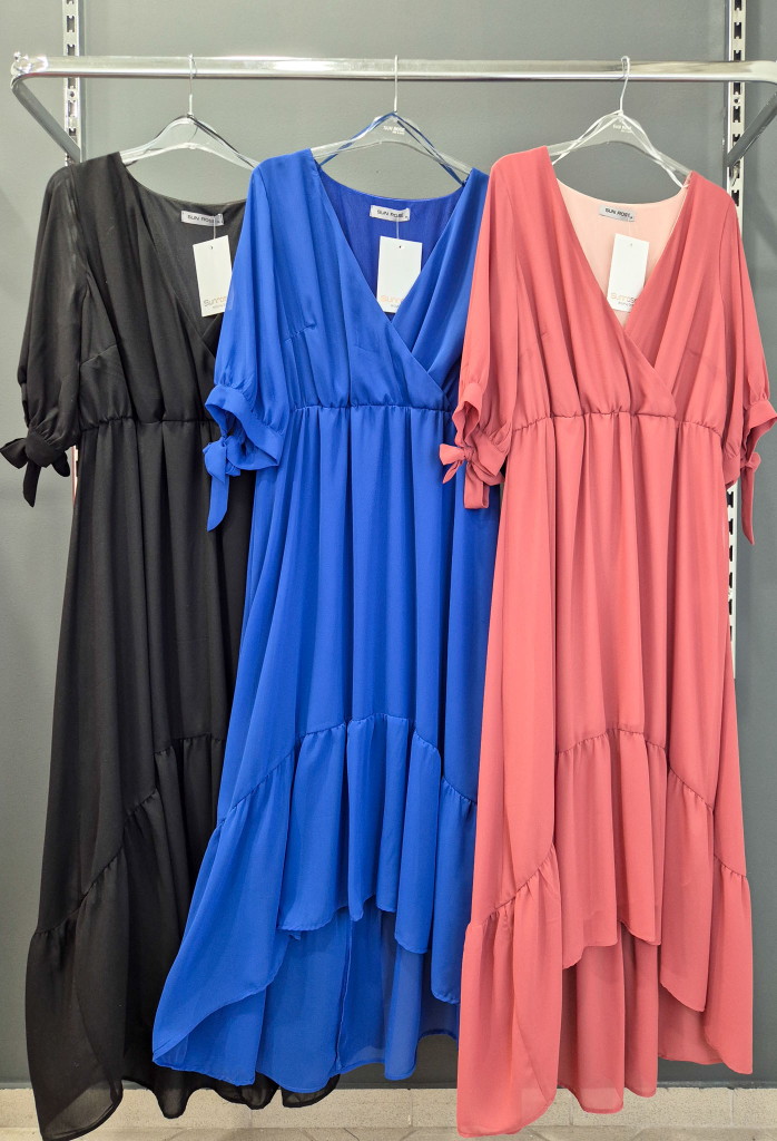 Φόρεμα μάξι μουσελίνα